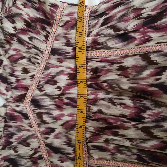 ENTRÓ • ANTHROPOLOGIE Abstract Print Midi Dress ~ NWT - Picture 12 of 13